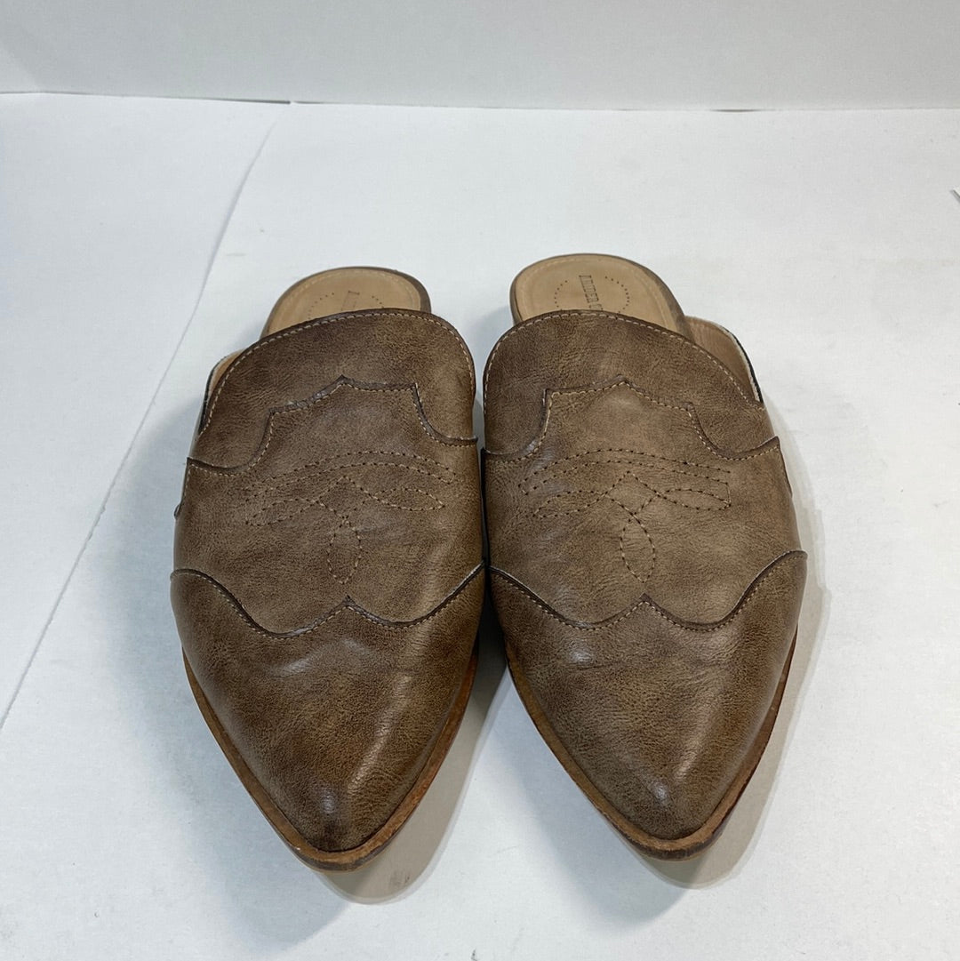 Arider Girl Women's Mule Slip On Shoes Brown - Size 9