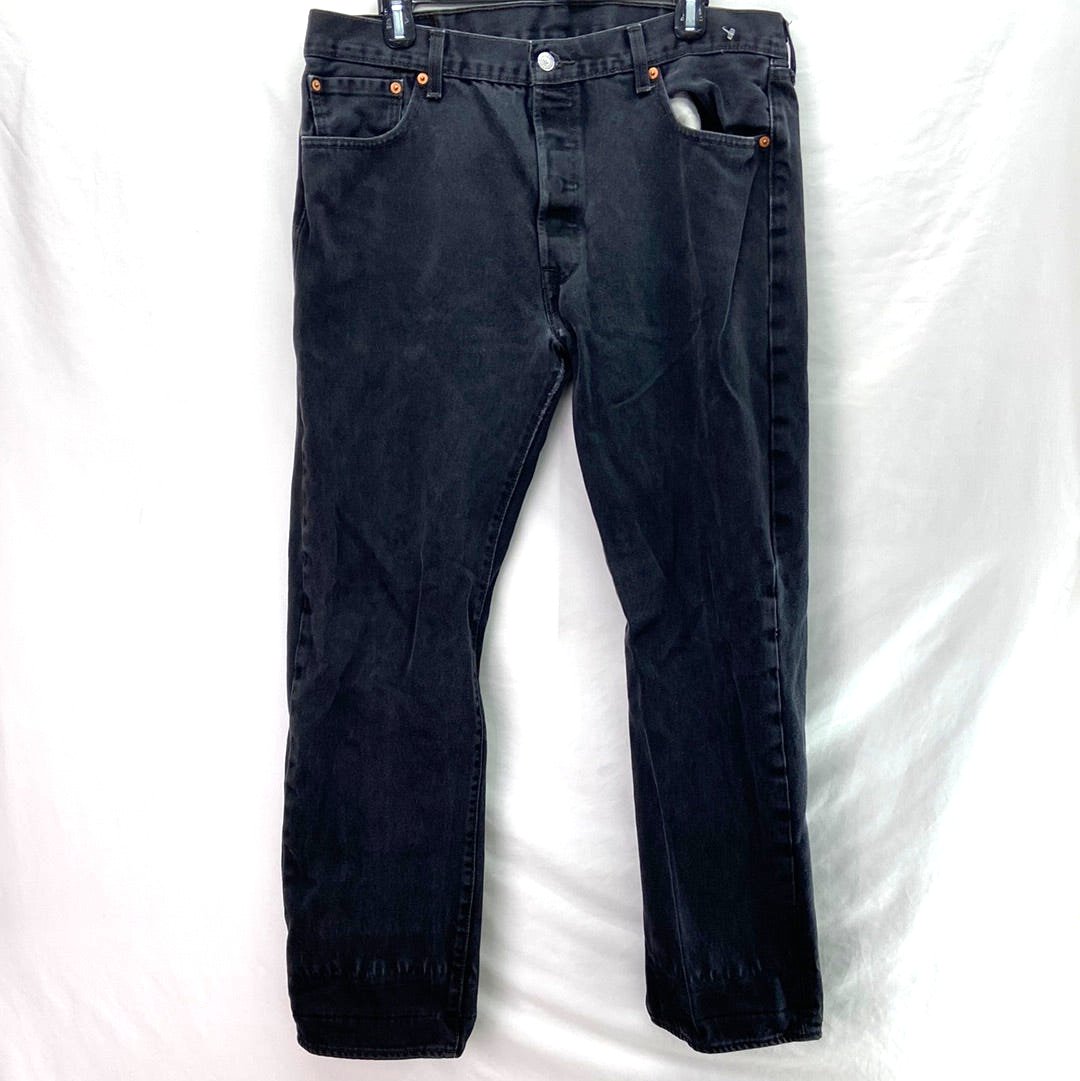 Levi's 501 XX Straight Leg Denim Jeans Dark Washed - Size 36 x 30