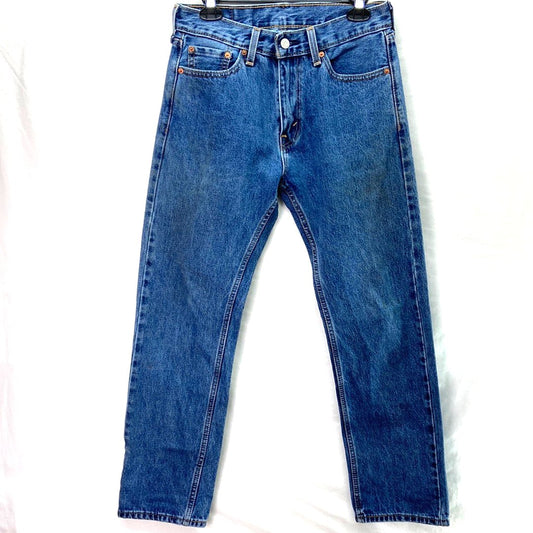 Levi’s 505 Men's Straight Leg Denim Jeans Blue - 30 x 30