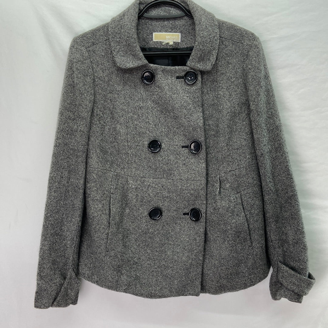 Michael Kors Women's Jacket/Skirt 2 Piece Set Grey - Size L