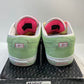 Globe Taj Burrow Women's Suede Shoes Green/Pink - Size 7.5