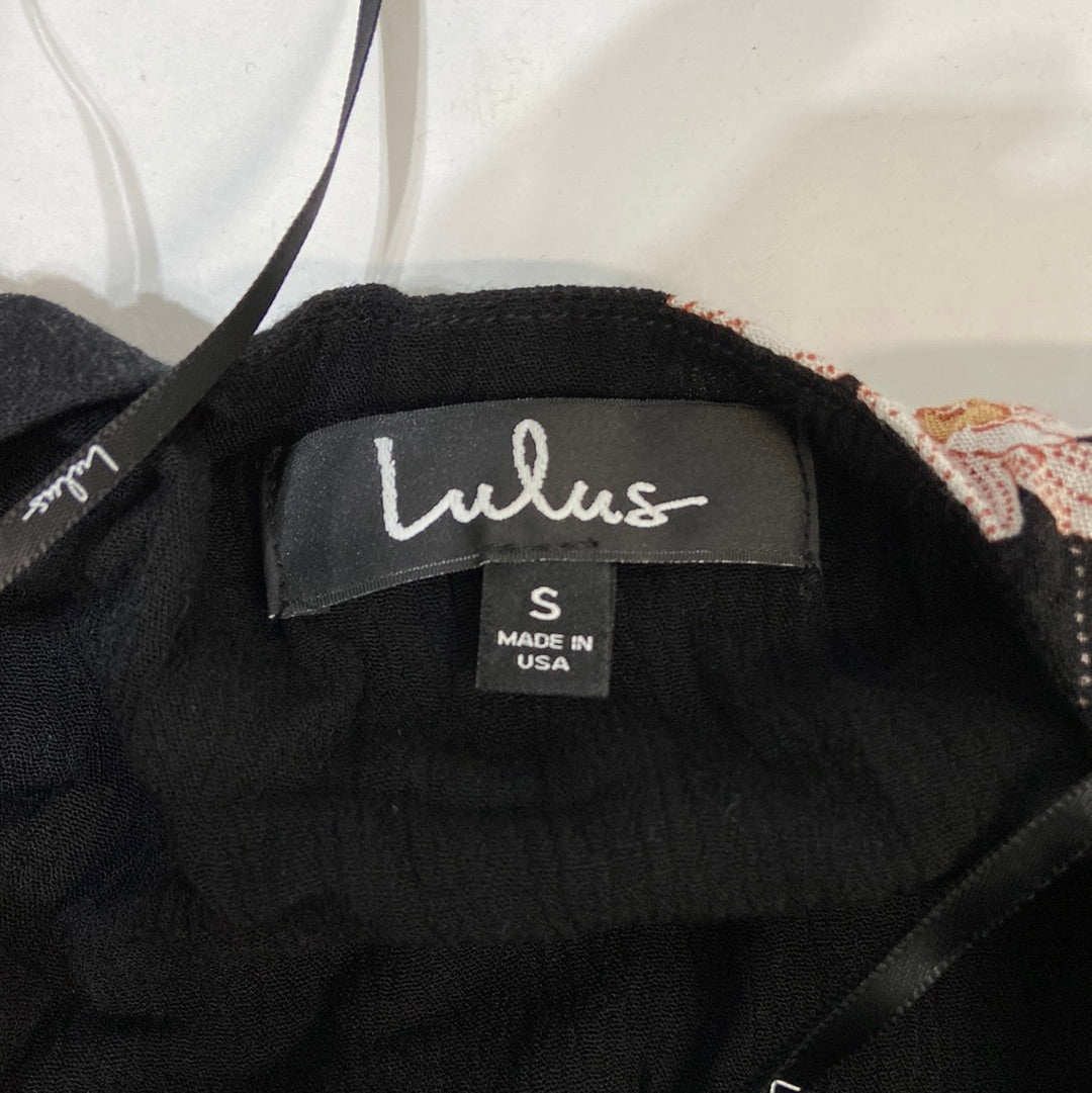 Lulus Floral Dress Black - Size S