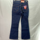 Vintage US Top Women's Flared Denim Jeans Medium Washed - Size S