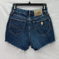 Vintage Chiori Women's High Waisted Denim Shorts - Size 28