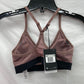 Nike Training Indy Bra Chocolate Brown/Black - Size XS