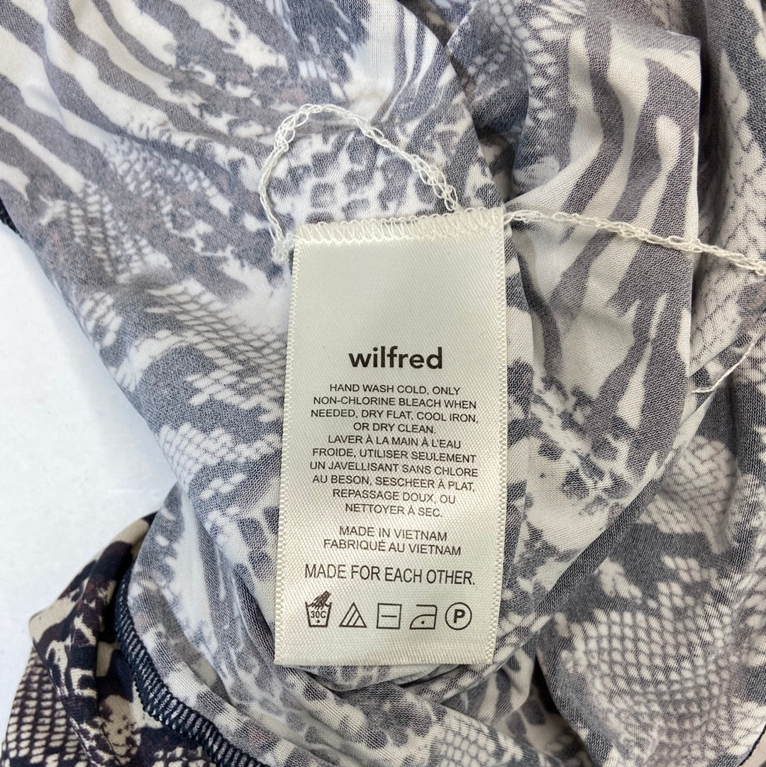 Wilfred Women's Long Sleeve Pattern Cream/Black - Size XS
