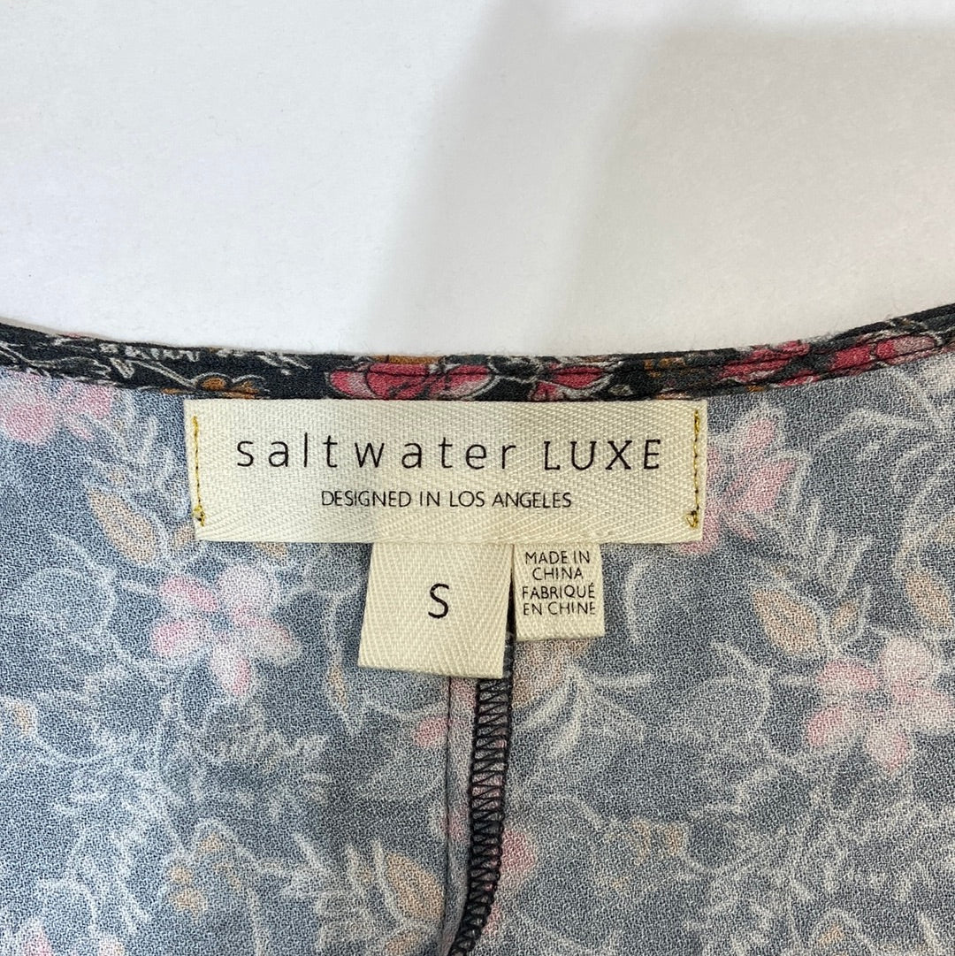 Saltwater Women's Luxe Floral Button Up Dress - Size S