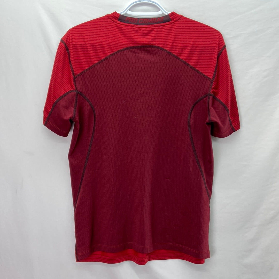 Nike Pro Combat Dri Fit Men s T Shirt Red Size M