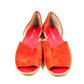 Franco Sarto Women's Suede Flats Red - Size 7.5