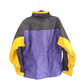Vintage Columbia Windbreaker Women's Jacket Purple/Black/Yellow - Size Medium