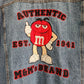Vintage M&M Denim Men's Jacket Light Washed - Size Large