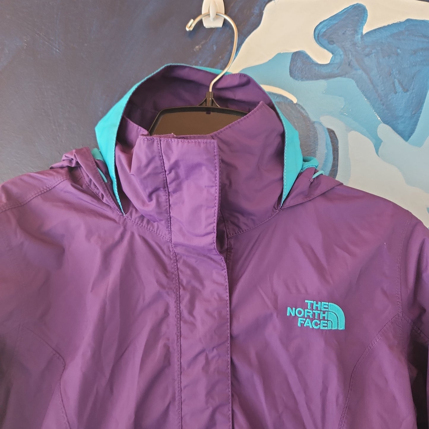 The North Face Windbreaker Women's Jacket Purple - Size XS