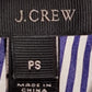 J. Crew Women's Button Up Tank Top Blouse Blue/White - Small