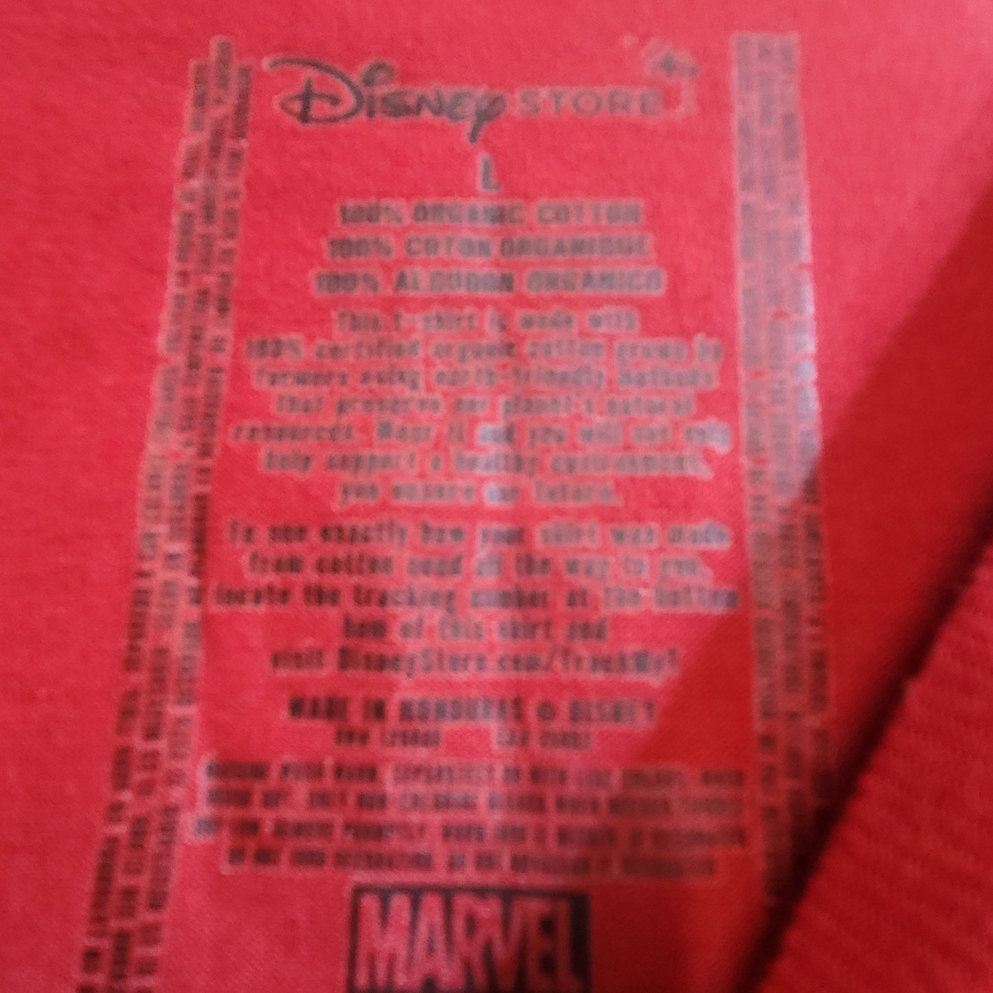Marvel Iron Man Disney Men's Tee Red - Size Large