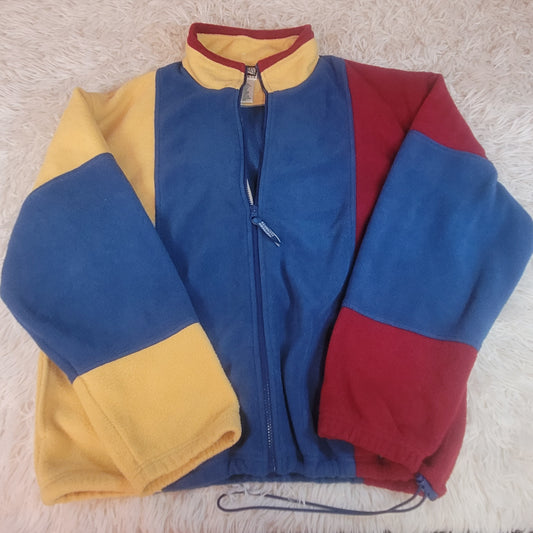 Vintage Northern Elements Fleece Jacket Multicolor - XL