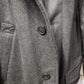 Claiborne Wool Blend Pea Men's Coat Black - Small