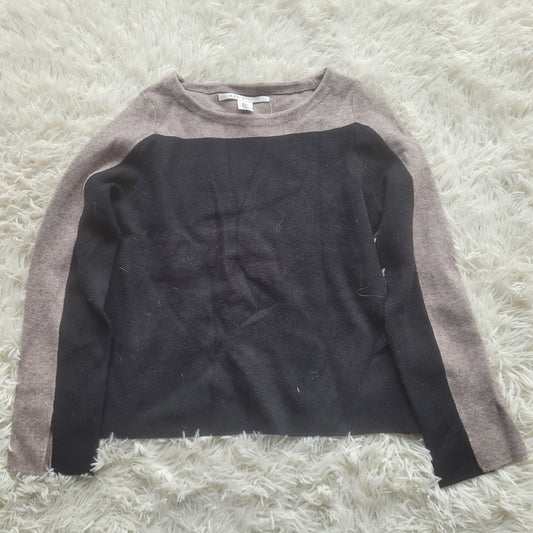 Max Studio Women's Sweater Grey/Black - Medium
