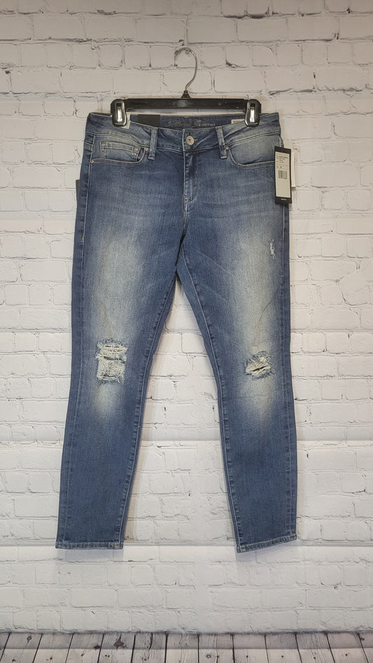 Mavi Alexa Ankle Mid Rise Women's Skinny Jeans Medium Washed - Size 28