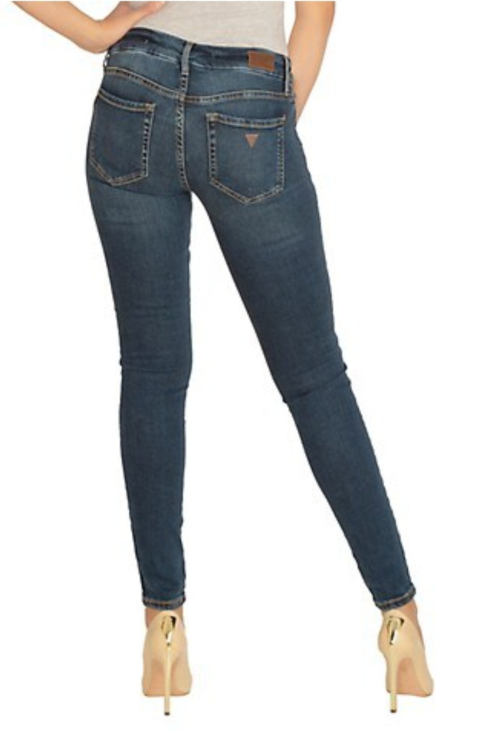 Guess power curvy mid rise jeans best sale