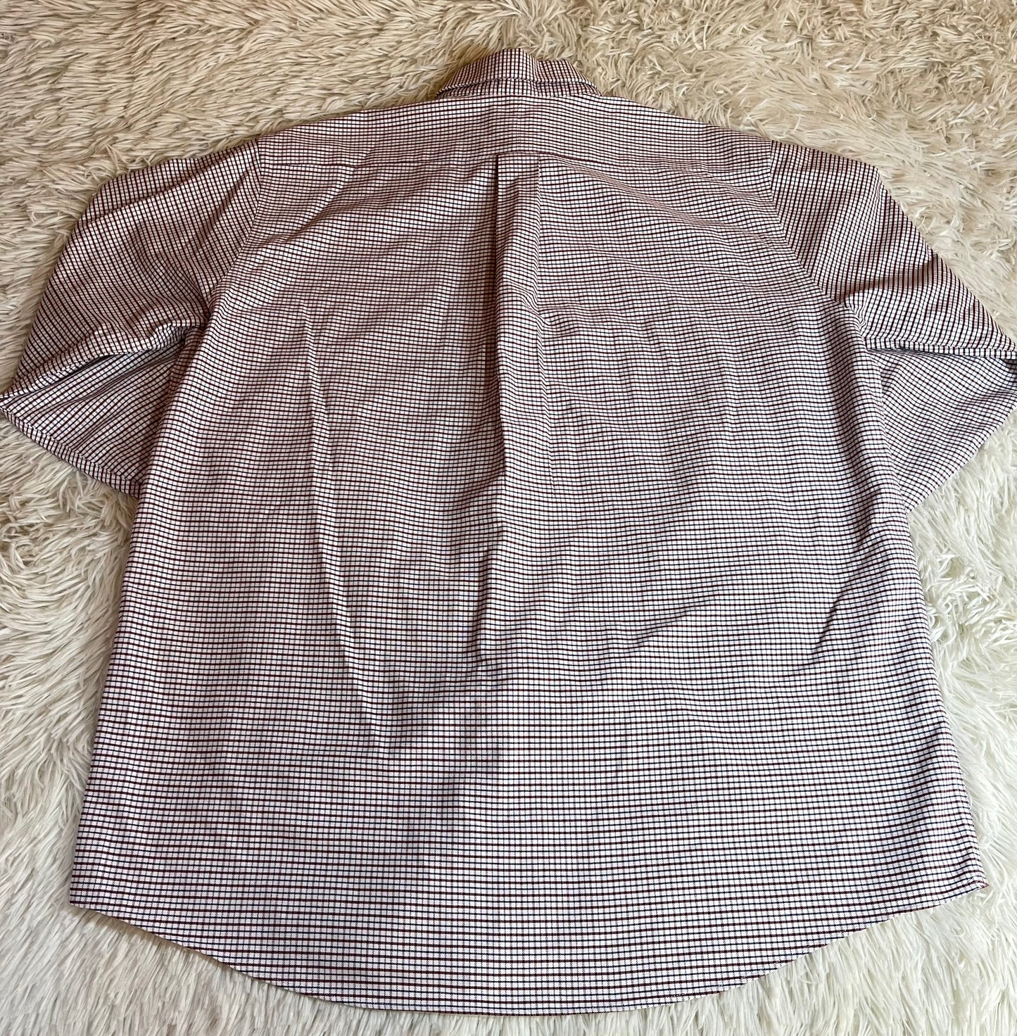 L.L Bean Men's Button Up Wrinkle Resistant Brown Patterned - 16-33