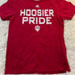 Adidas "Hoosier Pride" T-Shirt Red - Medium