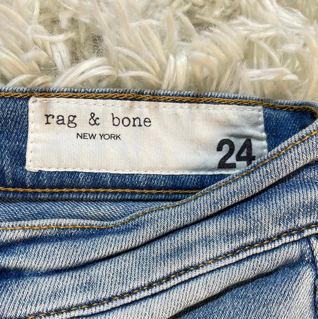 Rag & Bone New York High Rise Ankle Skinny Jeans - 24