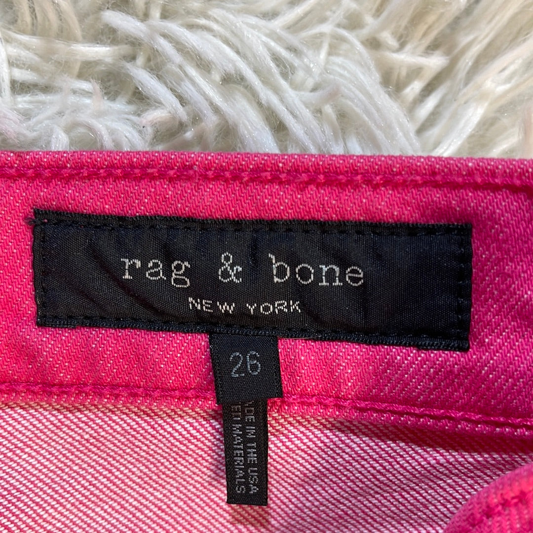 Rag & Bone Hot Pink jeans - 26