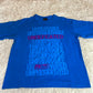 Undefeated Graphic Men's Tee Blue - Size Large