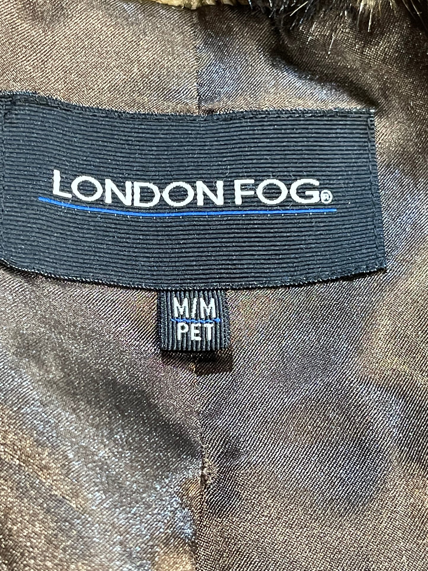 London Fog Faux Fur Coat - Medium