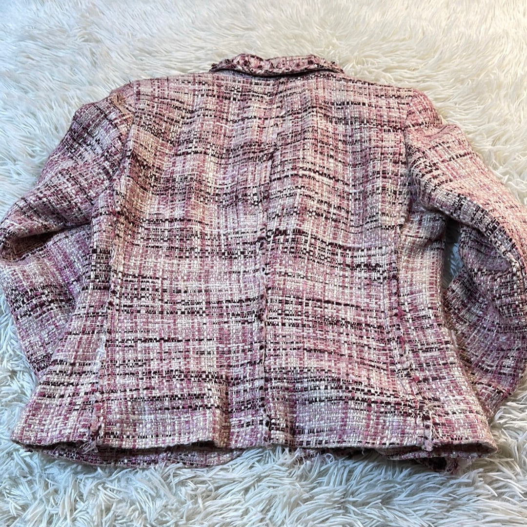 Vintage Kasper Tweed Jacket Pink - 6