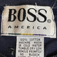 Vintage Hugo Boss T-Shirt Dark Blue - Large