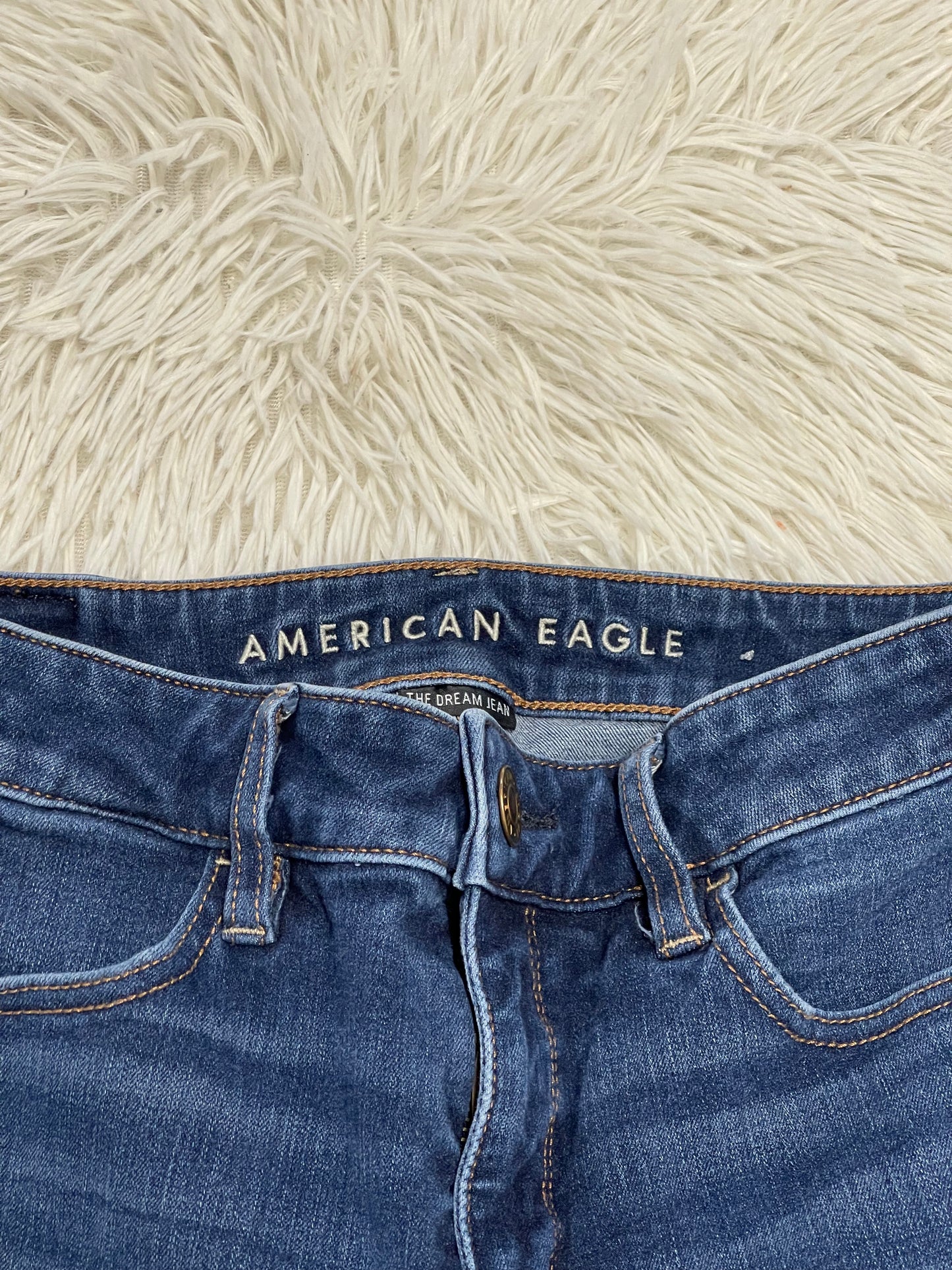 American Eagle Women's Hi-Rise Jegging Medium Washed - Size 4
