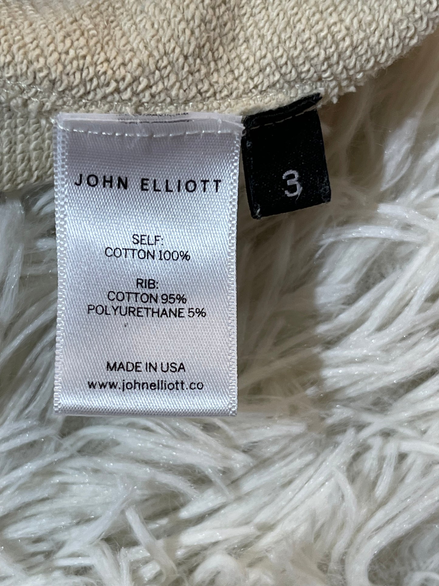 John Elliot Men's Pullover Hoodie Tan - 3 (Large)