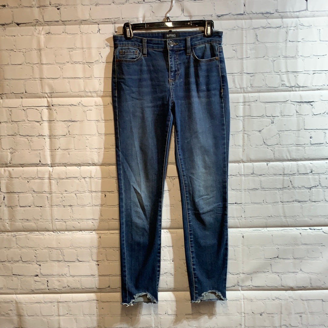 Buffalo Women's Mid Rise Skinny Jeans Dark Washed - Size 26